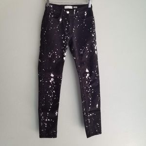 Sandro paint splatter jeans